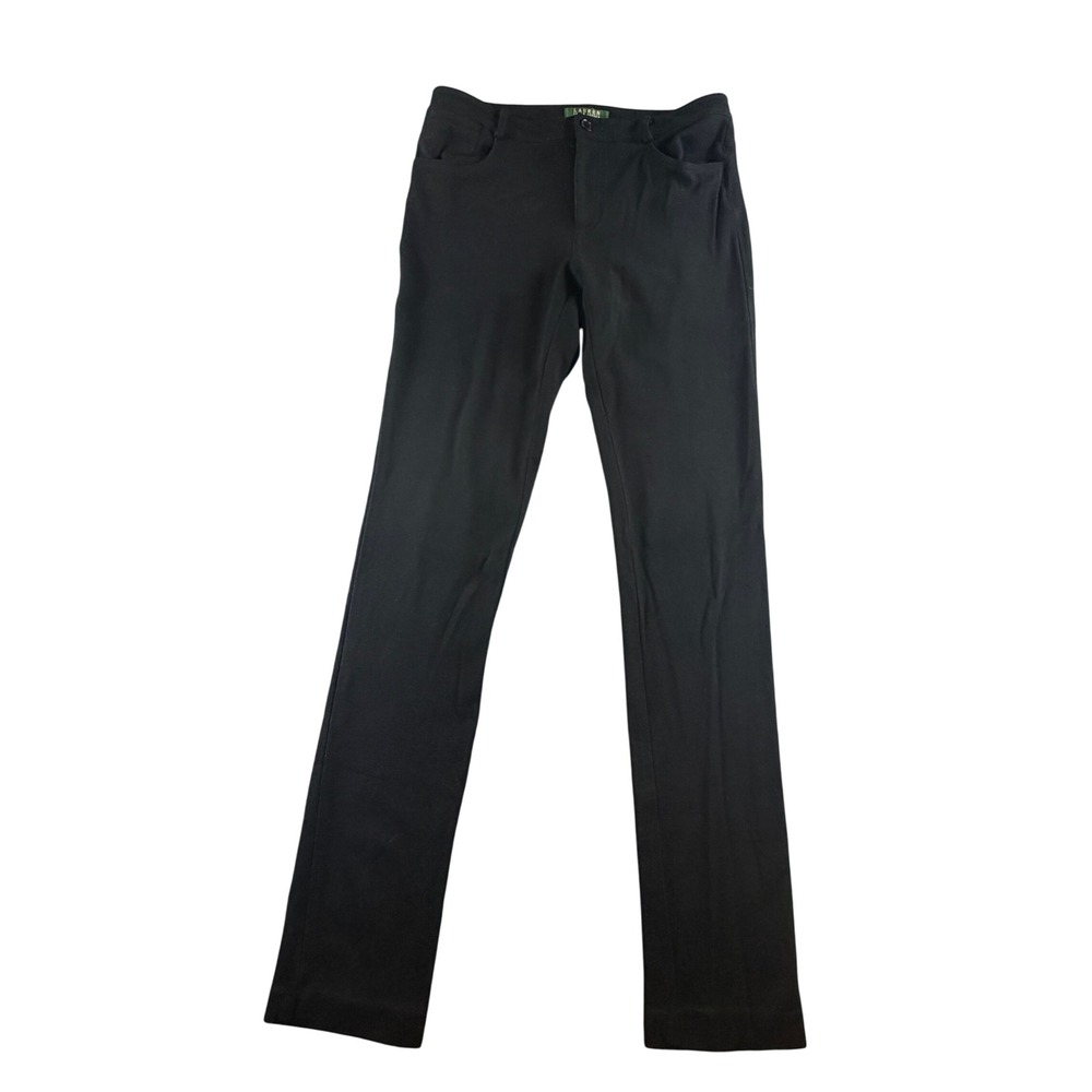 Lauren Ralph Lauren Black Slim Fit Pants Five Pocket Trousers Womens 30x31